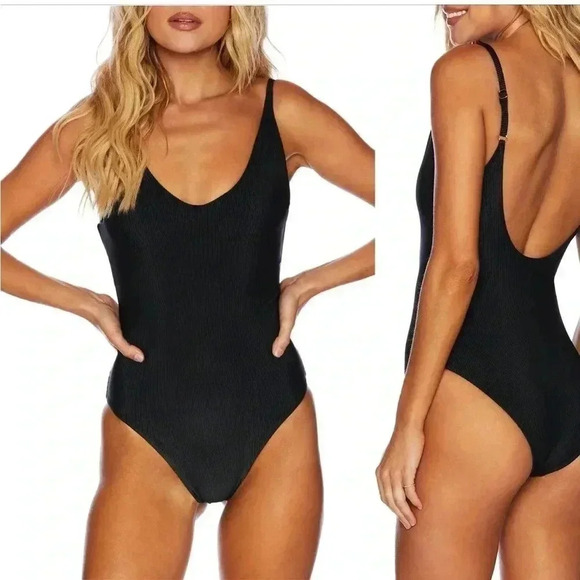 Beach Riot Reese Ribbed One Piece Swimsuit - Picture 1 of 5